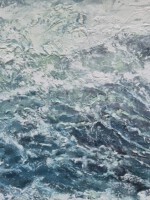 Gischt, 2025, Öl auf Leinwand, 50x70cm